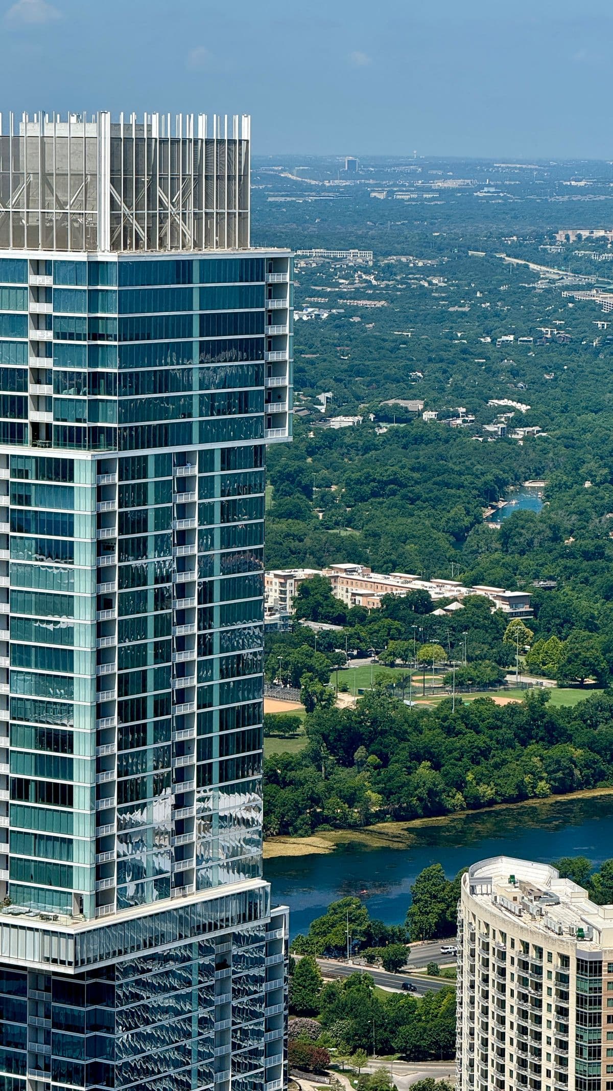 Downtown Tree Canopy, Taco Fest, Barton Springs from 6G Tower