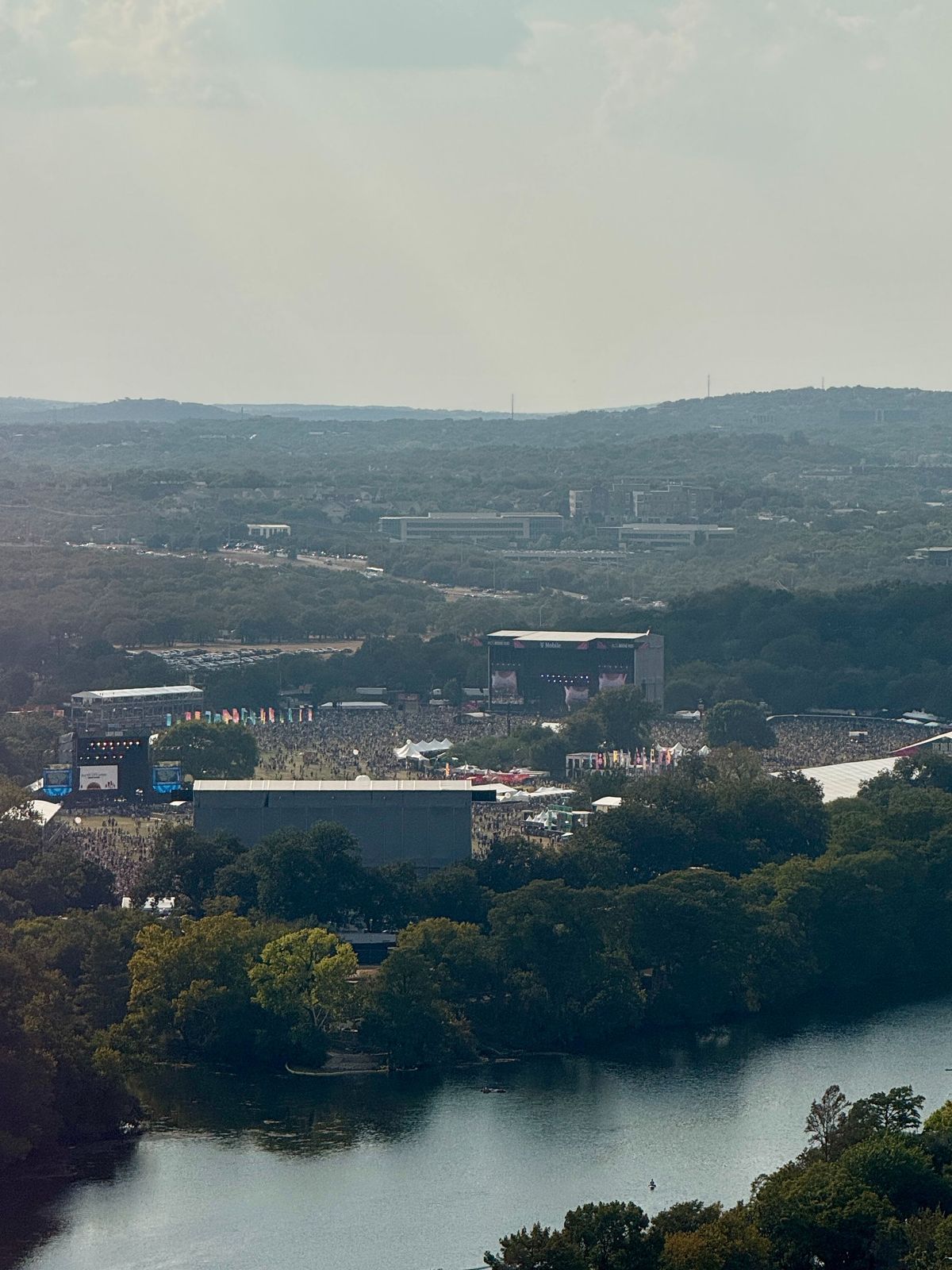Downtown Austin - ACL Festival from the Seaholm Residences
