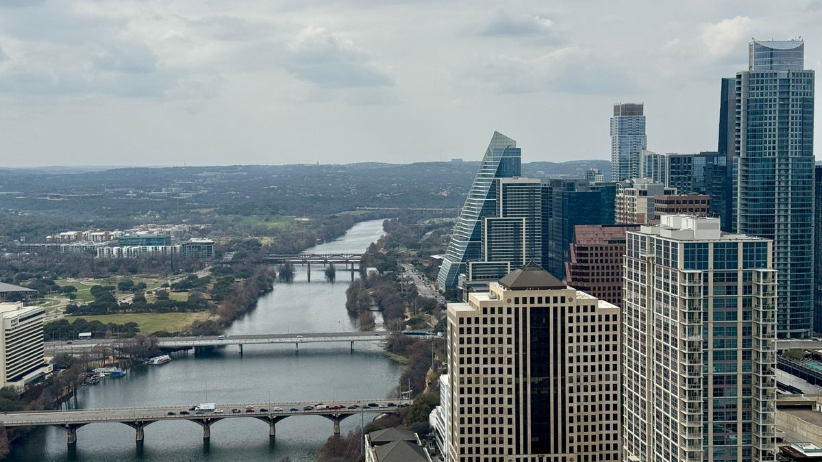 Downtown Austin - Rainey Street provides some of the best views of the city. This is from the 36th floor of The Modern Residences.