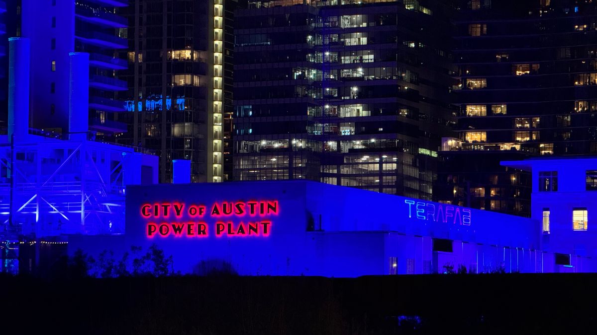 Downtown Austin - Seaholm Power Plant during the Terafab launch event on Mar 21, 2026