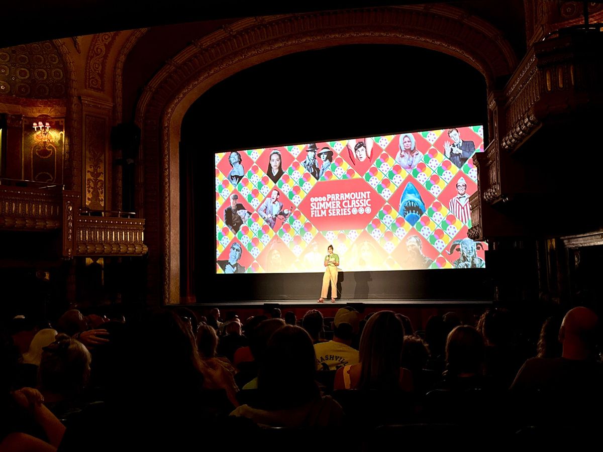 Downtown Austin - Watched “A League of Their Own” at the historic Paramount Theatre for their Summer Classic Film Series this past Sunday!